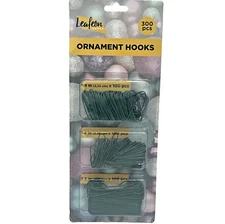 300 Christmas Ornament HOOKS Xmas Ball Tree Decoration Hangers 2.5 inch (6.45cm)