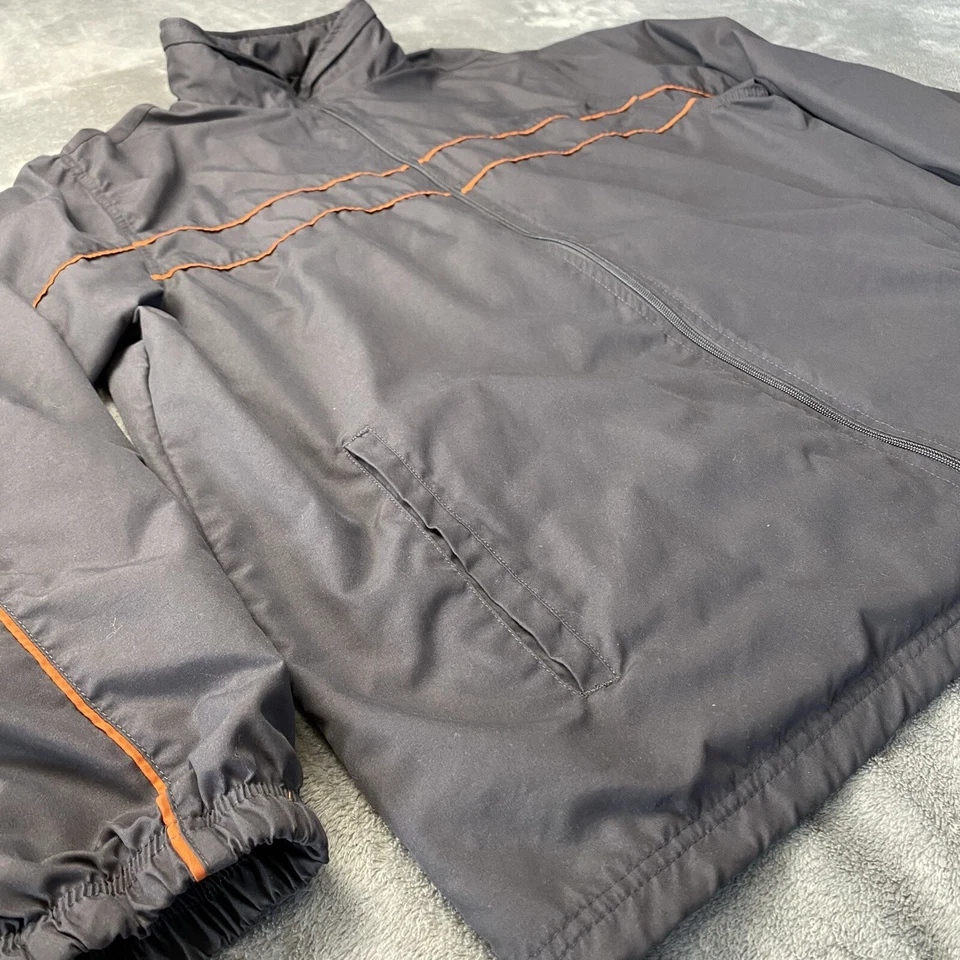 Tek Gear Jacket Mens XL Windbreaker Performance Outdoor Zip Mesh Lined Hoodie - Image 2 of 4