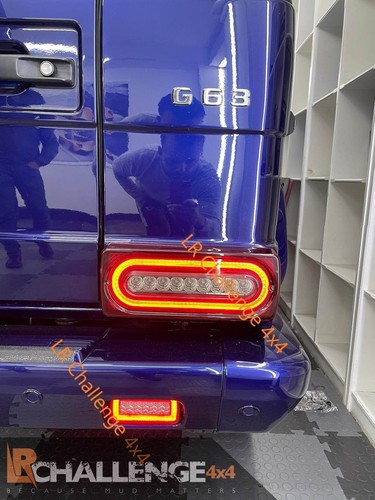 Clear Facelift LED Fog & Reverse lights Mercedes G Wagon W463 G500 G55 G63 - Picture 11 of 13