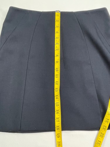 Ann Taylor Loft Skirt Navy Blue Short Size 10 - Picture 3 of 5