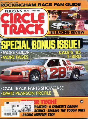 Circle Track Magazine March 1985 - Cale's '85 T-Bird  Box 605