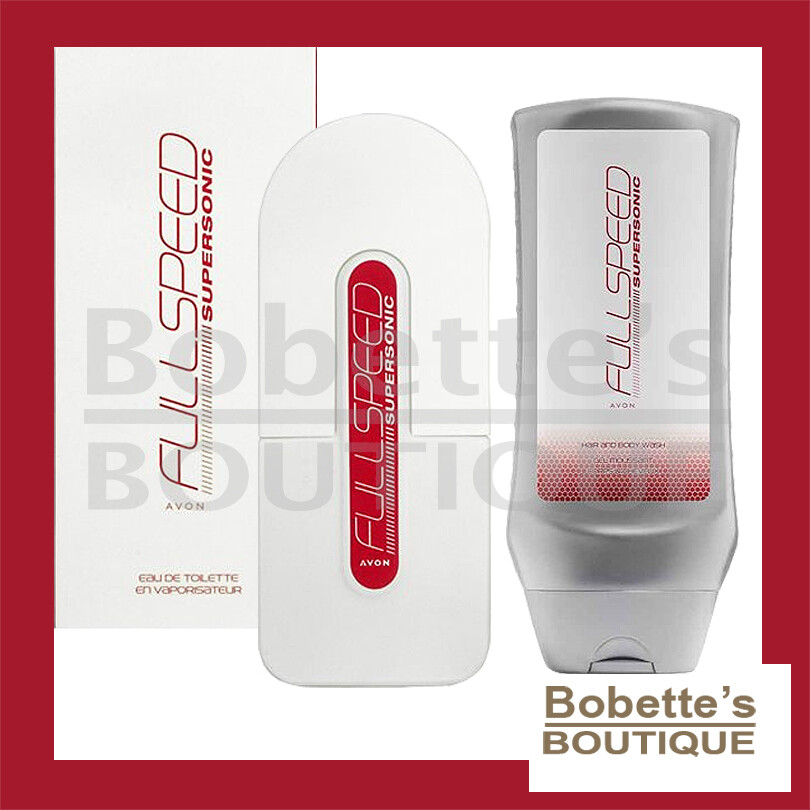 Full Speed Supersonic Avon lot de 2 anti-odeur et parfumage longue tenue