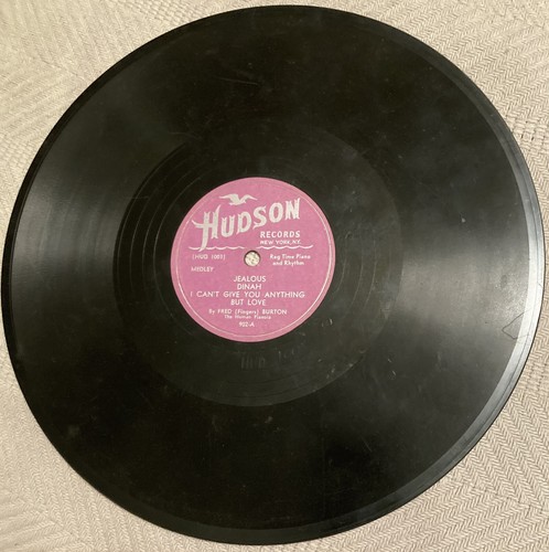 RARE 78rpm - Fred ‘Fingers’ Burton - Medley / Medley - Hudson Records (902) 1950 - Picture 4 of 4
