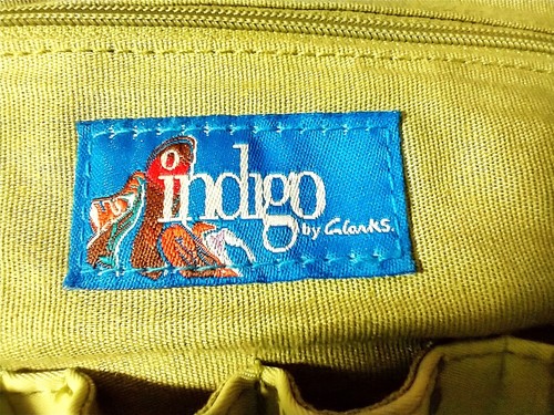 Indigo By Clarks Black Leather Handbag/Shoulder Bag - Picture 5 of 7