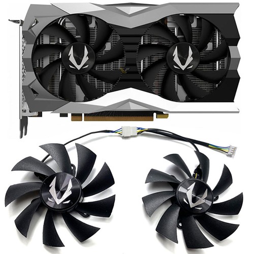 Cooling Fan Part for ZOTAC / Sotai GTX1660ti 1660SUPER RTX2060 AMP Graphics Card - Afbeelding 3 van 12