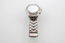 ESQ Women Watch Case Stainless Silver Steel Water Resist Quartz Non-Working Item