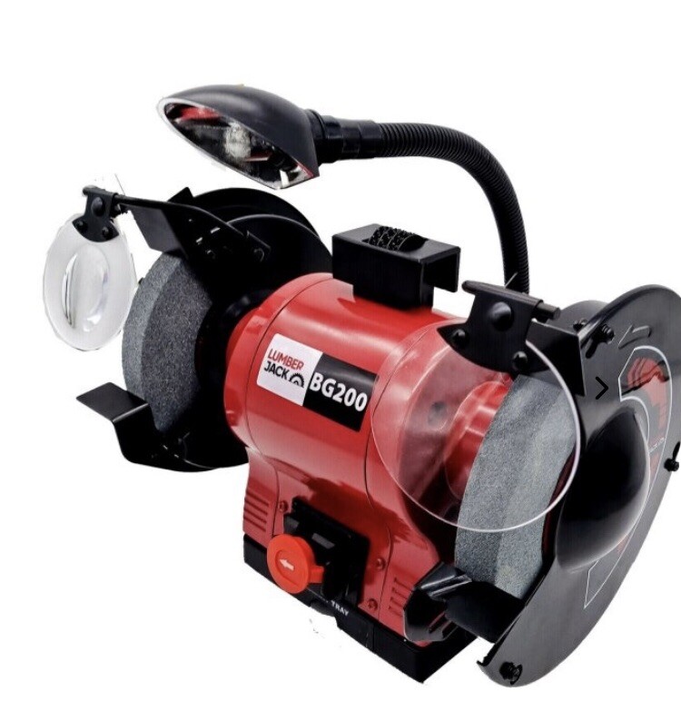 Lumberjack Bench Grinder Eye Shield Protection Guards BG200 550w ...