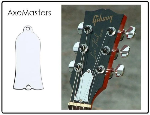 USA SHIP Silver CHROME TRUSS COVER PLATE for GIBSON Guitar Les Paul  2 Hole Bell