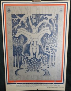 Quicksilver Messenger Service Concert Poster 1967 No. 76-1 Avalon Ballroom VF+