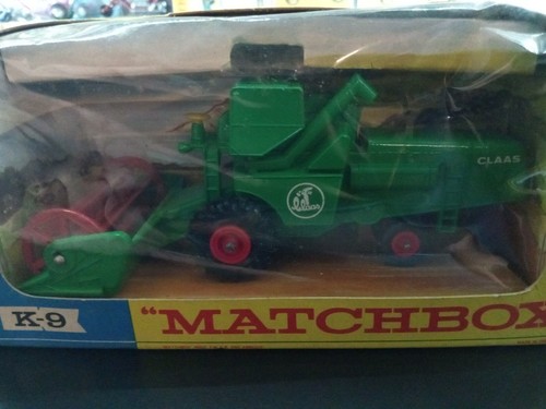 Matchbox K9B King Size Claas Combine Harvester 1967 In Original Box - Picture 2 of 9