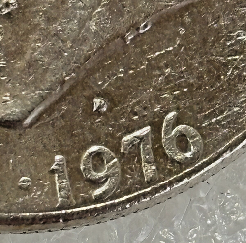 1976 D Bicentennial Eisenhower Dollar Filled in D Error Circulated - Picture 3 of 3