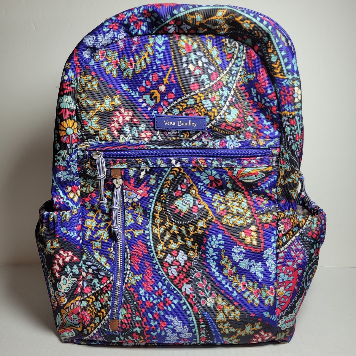 Vera Bradley Lighten Up Grand Backpack Petite Paisley School  display picture 2
