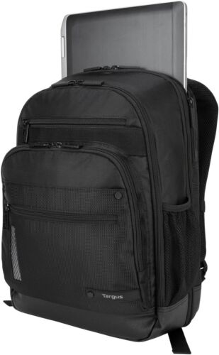 Targus Travel & TSA-Friendly Backpack w 14in Laptop Sleeve, Black, New Sealed - Picture 2 of 9