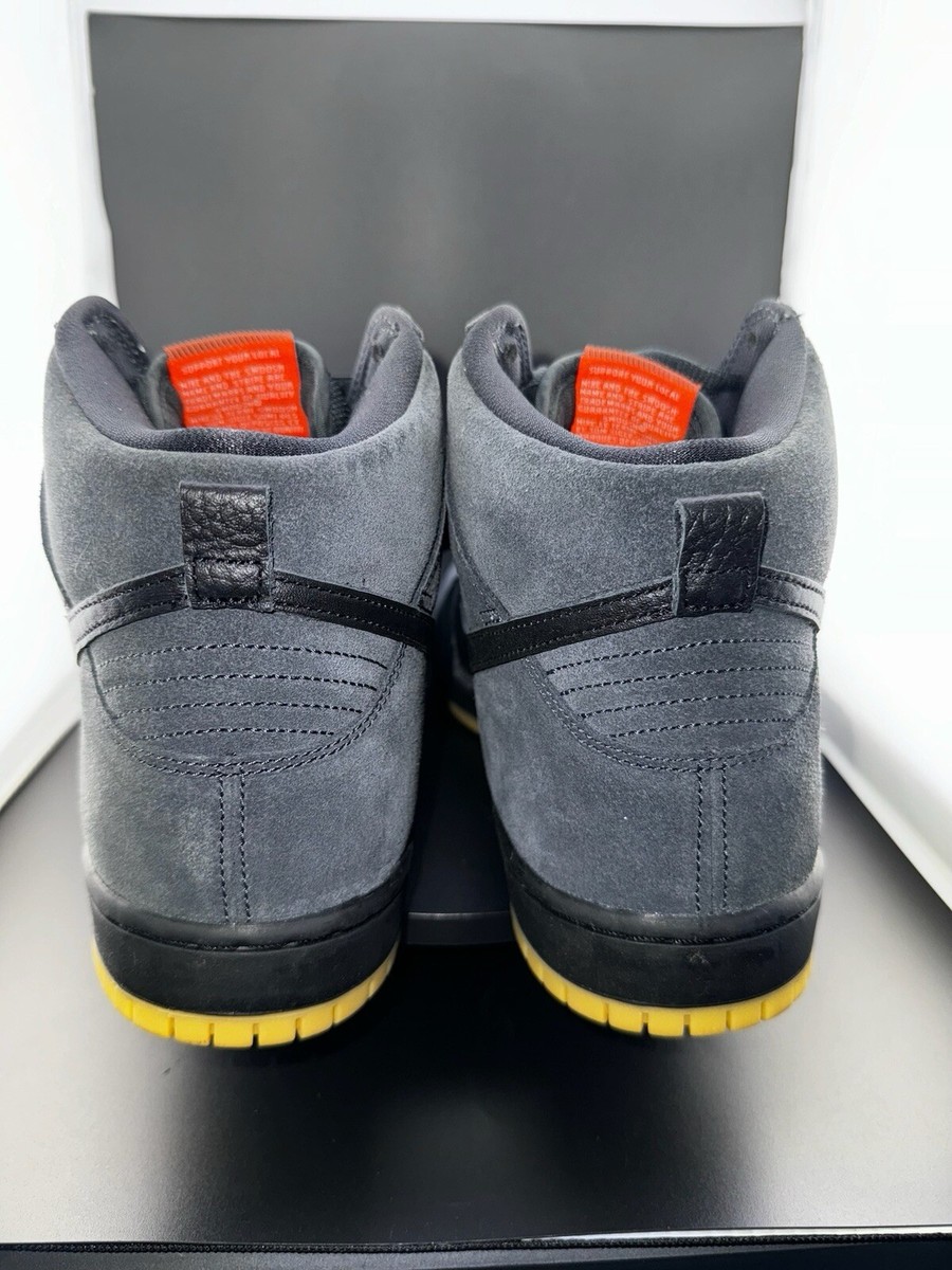 Nike SB Dunk High Pro Orange Label Smoke Grey | eBay