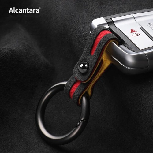 Llavero de coche Alcantara llavero etiqueta para accesorios automáticos BMW M E46 E90 E60 F1 - Imagen 10 de 10