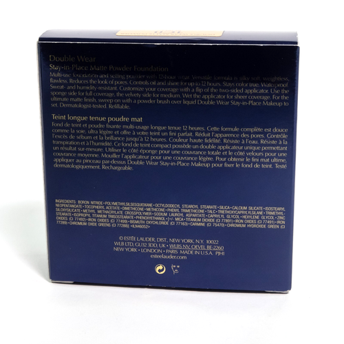 Estee Lauder Double wear Stay-in-Place Matte Powder Foundation - 1C0 Shell - Picture 4 of 8