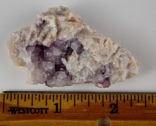 PURPLE FLUORITE CRYSTALS - 6 cm - TOMBSTONE, ARIZONA 29064 - Picture 7 of 7