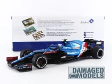 DAMAGED MODEL FD #180 - SOLIDO 1/18 - ALPINE F1 TEAM A521 - GP du Portugal 2021