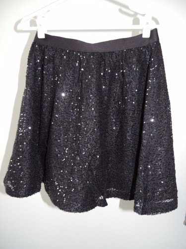 Girls Size XL (12) Plus * GAP KIDS * Sparkly Black Lined Sequin Skirt NWT - Picture 3 of 3