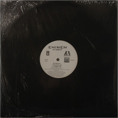EMINEM My Name Is NEW 1999 SP Hip-Hop Vinyl Record Slim Shady Dr Dre AFTE-6519 - Picture 2 of 2