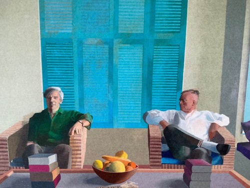 David Hockney Postcard – Tate Britain Exhibition –2017 Rare Collectible Art Card - Picture 2 of 4
