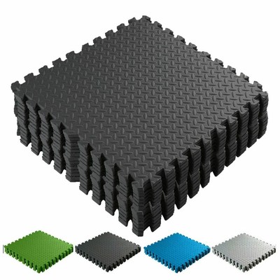 Exercice Yoga Gym Tapis de verrouillage en Mousse Souple Fitness Gymnastique De Protection Tapis