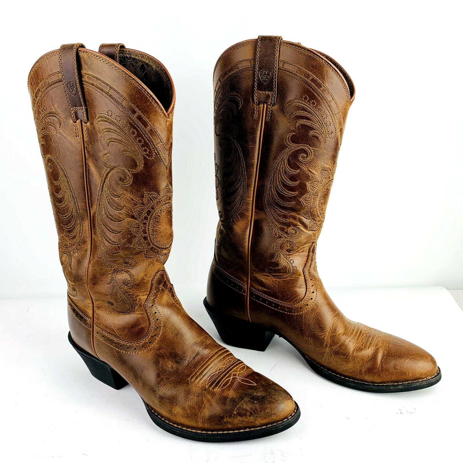 Ariat Magnolia Saddle Leather Cowgirl Fashion Fashion Fashion Riding Boots Sz 7B Style 10010971 2b520e Ariat Magnolia Saddle Leather Cowgirl Fashion Fashion Fashion Riding Boots Sz 7B Style 10010971 2b520e