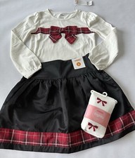 Gymboree Girl SZ 6 Holiday 2011 Christmas 3 Pc Lot Top Skirt Tights NWT 70.65.