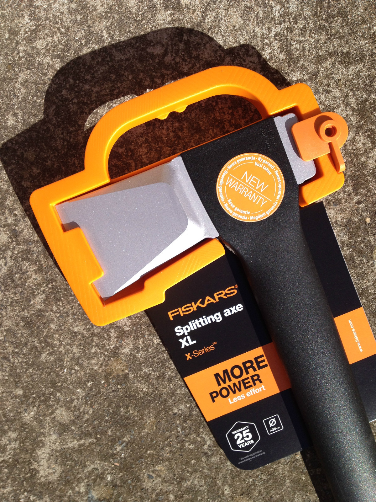 Authorized Fiskars 28" Finland Made Axe XL X25 Gardening Tool New Model 122483 Authorized Fiskars 28