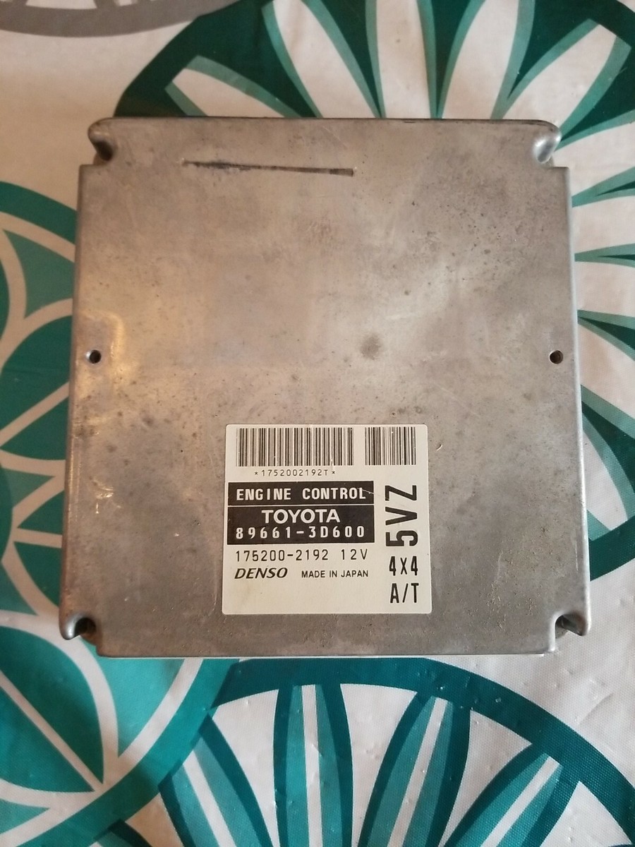 1999 Toyota 4runner Engine Control Module P/N: 89661-3D600 | eBay