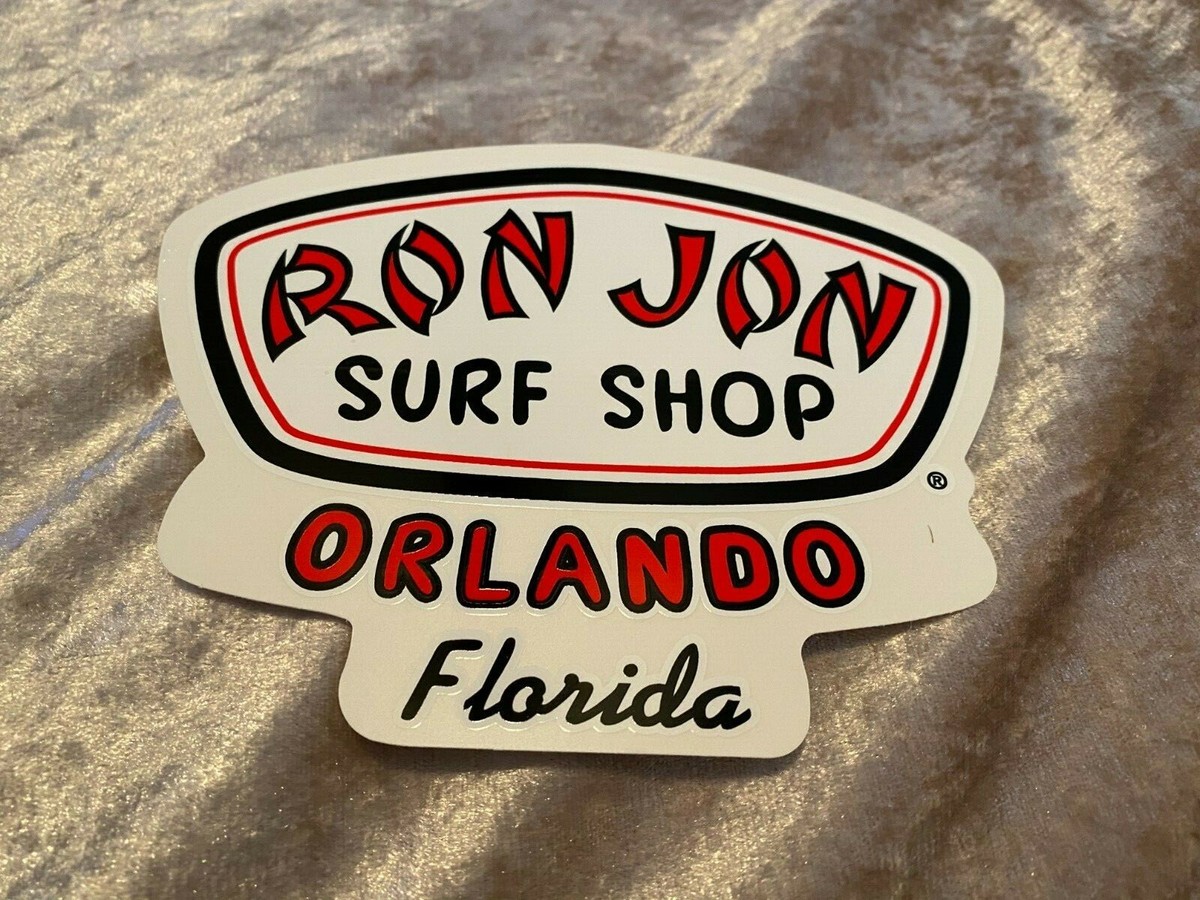 RONJON ロンジョン surf shop ディズニー ミッキーマウス RON JON SURF SHOP STICKER DECAL DISNEY SPRINGS ORLANDO