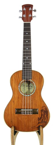 Alulu Solid Mahogany Tenor Ukulele Sexy Girl02 Hard Case HU1361-HU1366 - Picture 22 of 32