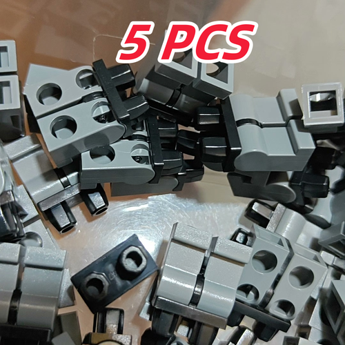 5 PCS LEGO PARTS Minifigure Legs 970c85 Black - Picture 4 of 6