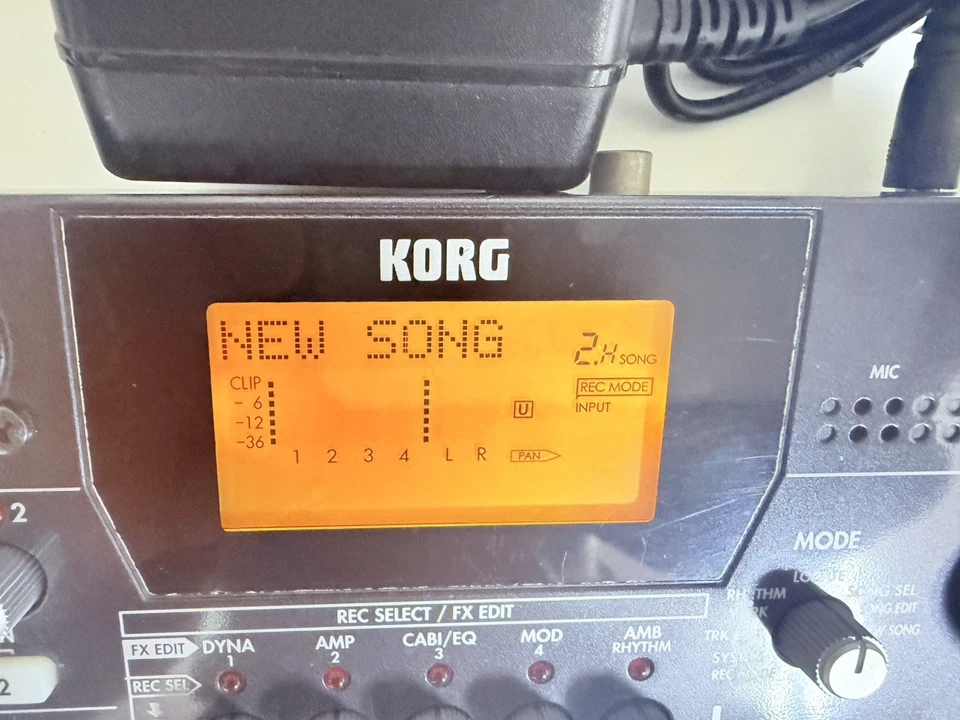 KORG D4 Digital Recorder Compact 4-track With Compact Flash(64MB) - Image 2 of 4