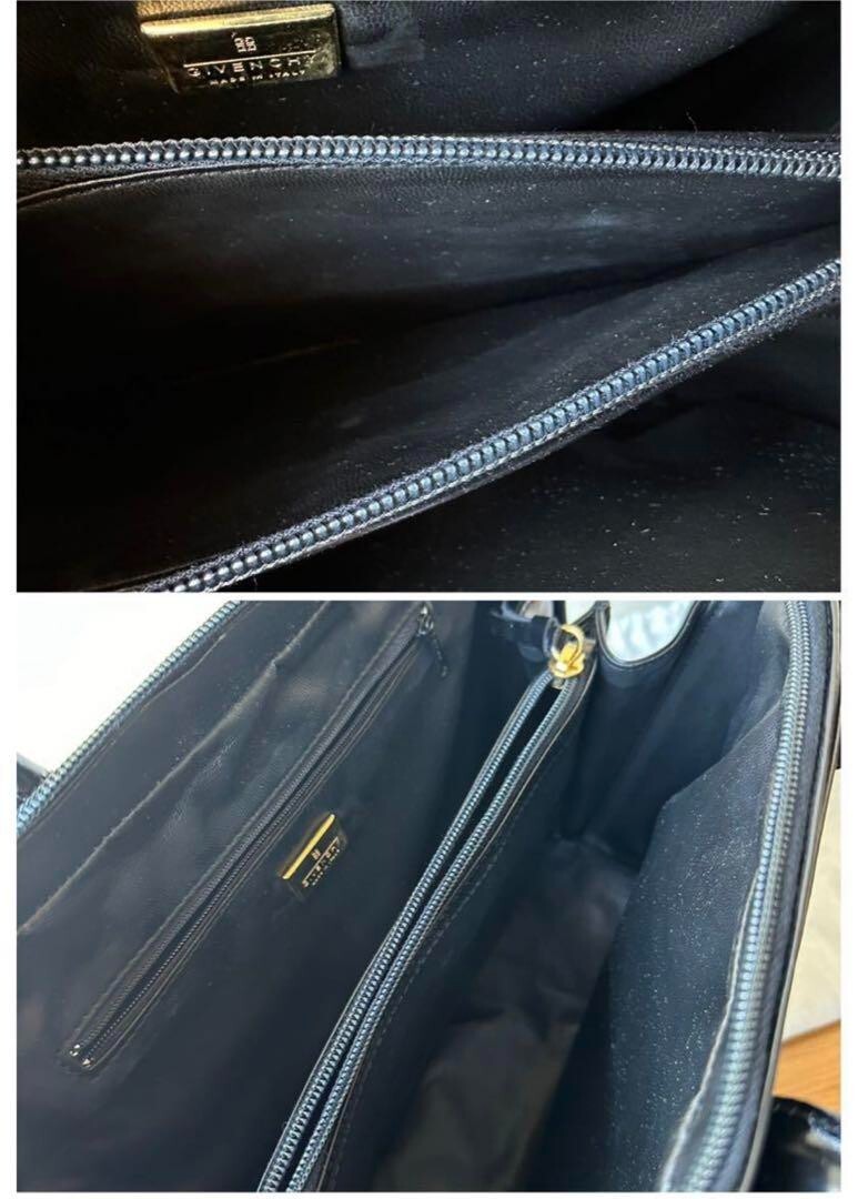 GIVENCHY 2Way Handbag Shoulder bag Leopard 4G Logo Black