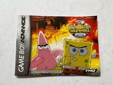 SpongeBob SquarePants The Movie Nintendo Game Boy Advance w/booklet Tested works