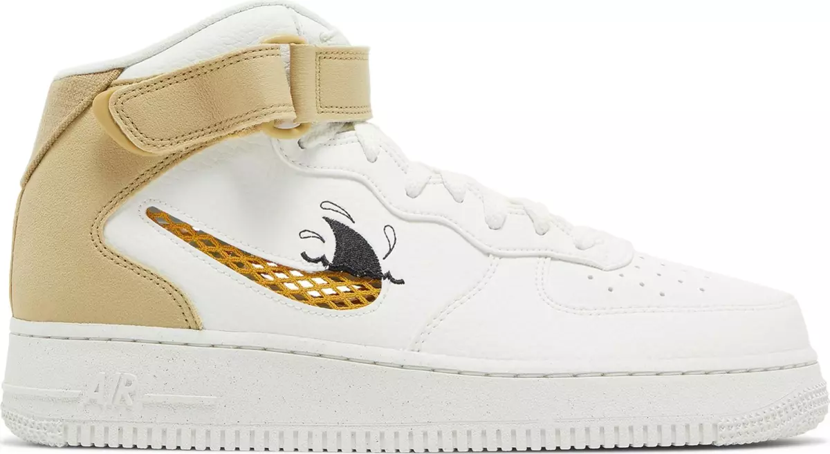 Nike Air Force 1 Mid 07 LV8 Sun Club Shark Fin White Beige DM0119 100 Men s 10