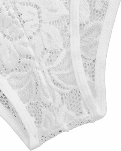 Sexy Women's Lingerie Lace Bra Panty Outfits Chemise Sleepwear Underwear Sets US - 第 17/32 張圖片