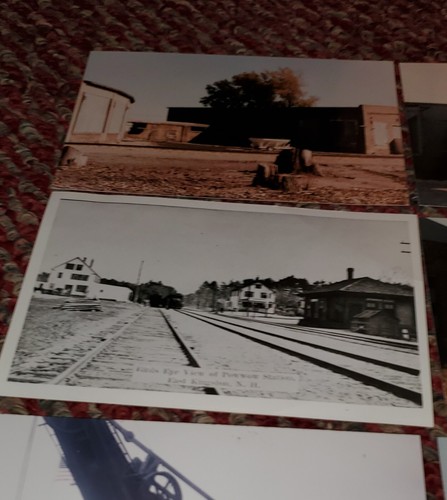 12 vecchie FOTOGRAFIE TRENO FERROVIARIO mostrate a colori auto gru RDC ROCK & strutture - Foto 7 di 7