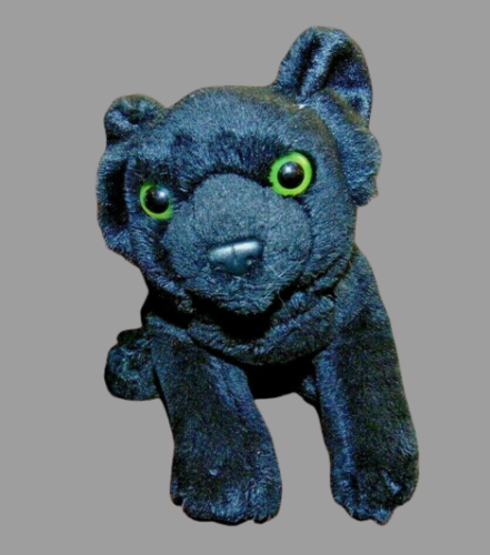 Plush black panther Stuffed Animal 9