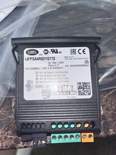 carel temperature controller Model NO: IJFPSA4R02Y0770 With Sensor - Picture 2 of 2