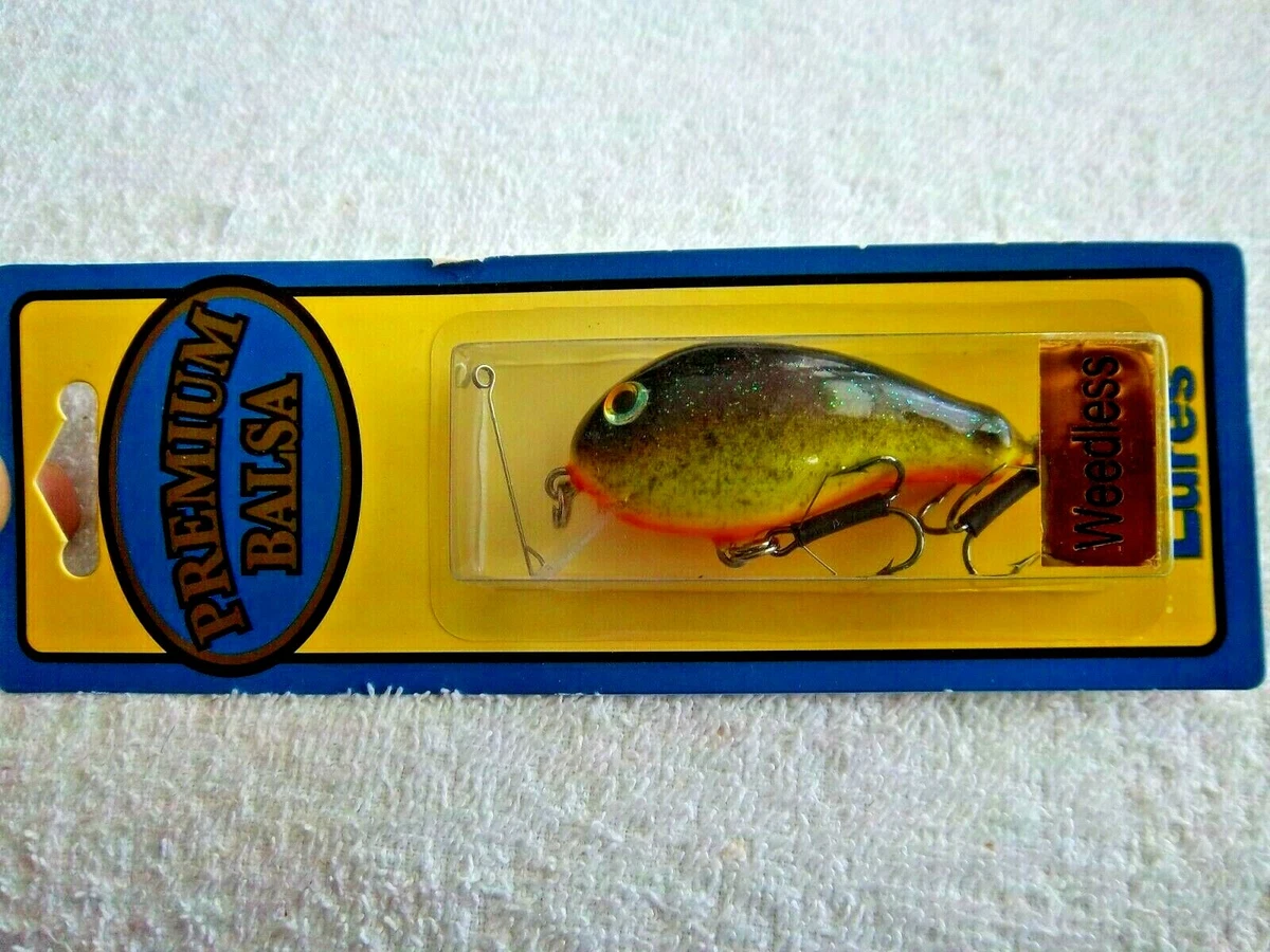 LEE SISSON LURES WEEDLESS CRANKBAIT LS.WST.35 ROOTBEER GREEN