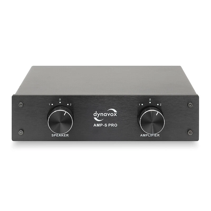 Dynavox AMP-S Pro schwarz Verstärker / Boxen-Umschalter bis 200 W 207765 - Bild 2 von 4
