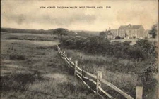 West Tisbury Massachusetts MA Tiasquam Valley View Vintage Postcard