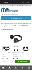 Headphone, Audio - Mopar (5091277AB)