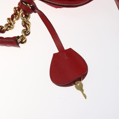 Borsa a mano PRADA nylon rosso oro originale 116075 - Foto 10 di 24