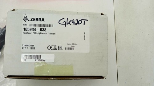 Głowica drukująca Zebra 105934-038 + akcesoria do drukarki termotransferowej GK420T 230 DPI - Zdjęcie 6 z 6