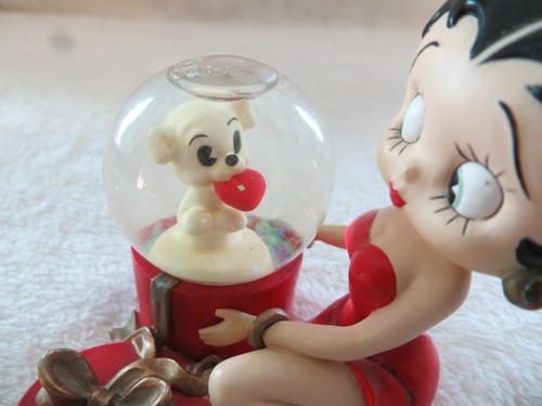 1999 Betty Boop Snow Globe & Shot Glass Westland Giftware 6801 - Picture 4 of 6