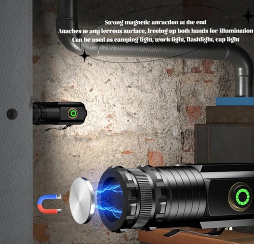 LED Flashlights Magnolight Flashlight, Multi-Mode Adjustment Rechargeable - Picture 8 of 27