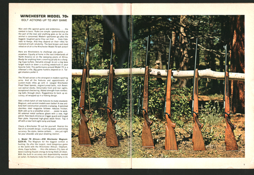 Winchester 1968 Sporting Arms and Savage Arms 1972 Gun Catalogs Rifles Hunting - Picture 3 of 6